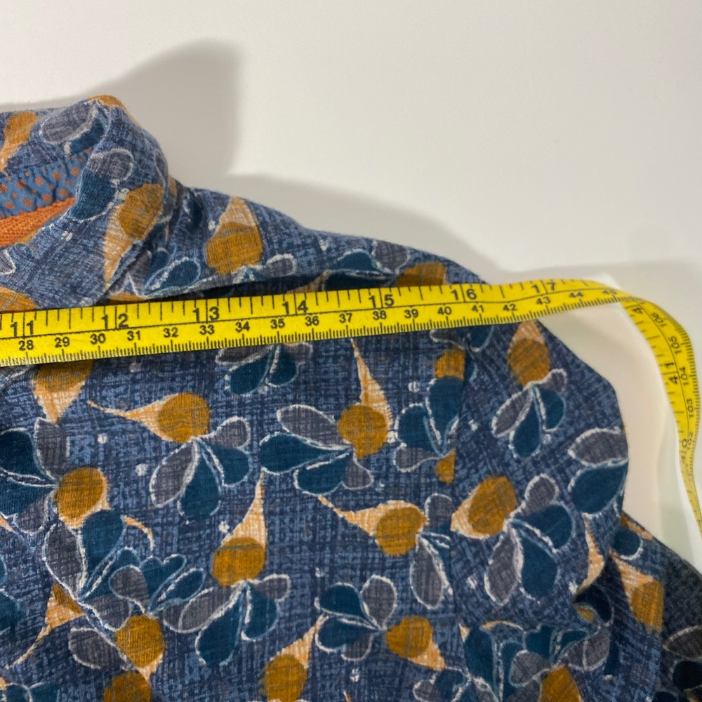 Blue Turnip Print Cotton Top | White Stuff - Picture 5 of 6